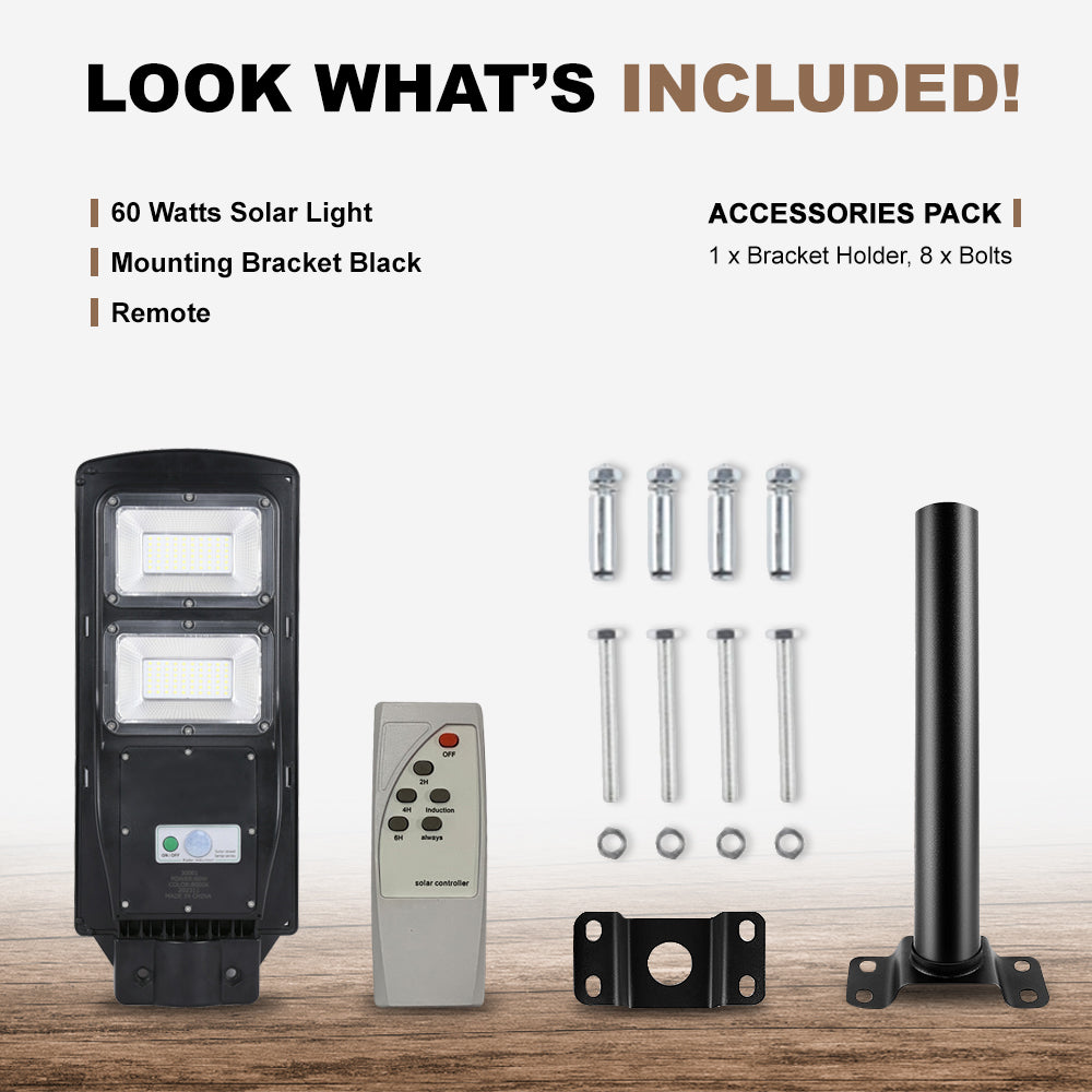 60W Outdoor Solar Light 6000 Lumens