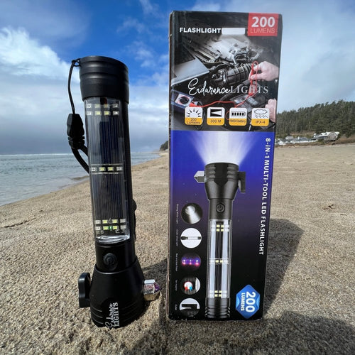 Endurance Solar 8-in-1 Flash Light - Endurance Lights